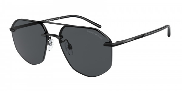 Emporio armani shop matte black sunglasses