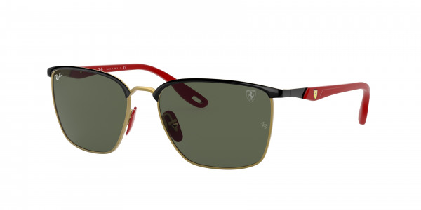rayban_0rb3673m_f06171_black_on_gold