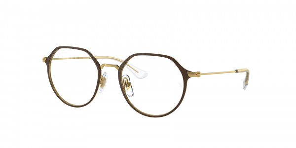 rayban_kids_0ry1058_4078_brown_on_gold