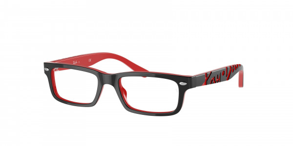 rayban_kids_0ry1535_3573_black_on_red