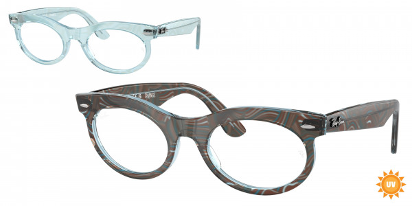 rayban_vista_0rx2242v_8293_photo_waves_azure rayban_vista_0rx2242v_8293_photo_waves_azure