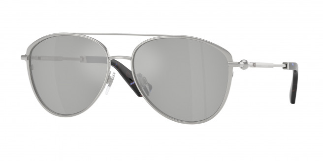 Burberry  BE3157 10058V Silver (Clear Mirror Silver)