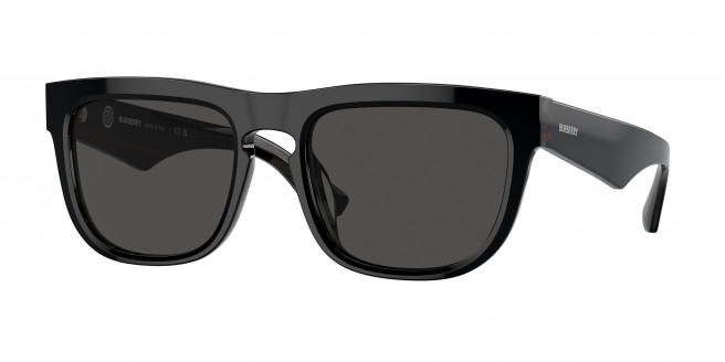 Burberry  BE4431U 412187 Top Black On Vintage Check (Dark Grey)