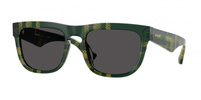 Burberry  BE4431U 412587 Check Green (Dark Grey)