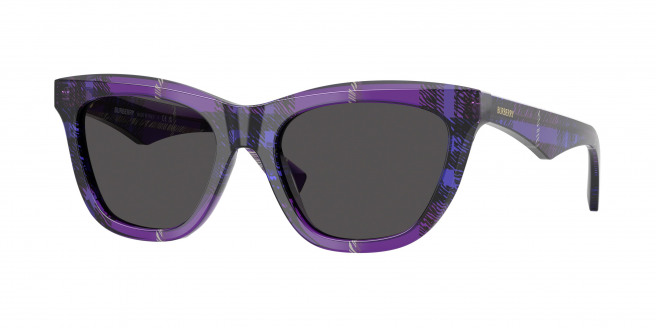 Burberry  BE4435 411387 Check Violet (Dark Grey)