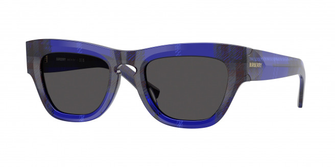 Burberry  BE4440U 411487 Check Blue (Dark Grey)