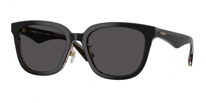 Burberry  BE4446D 412187 Top Black On Vintage Check (Dark Grey)