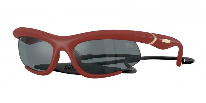 Burberry  BE4462 41566G Rubber Bordeaux (Grey Mirror Black)