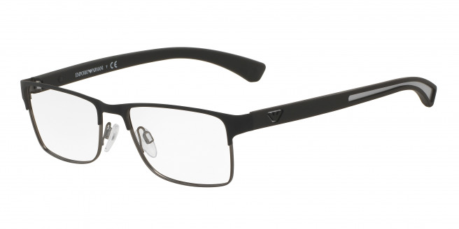 Emporio Armani  EA1052 3094 Rubber Black & Gunmetal