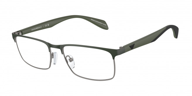 Emporio Armani  EA1149 3367 Matte Gunmetal/green