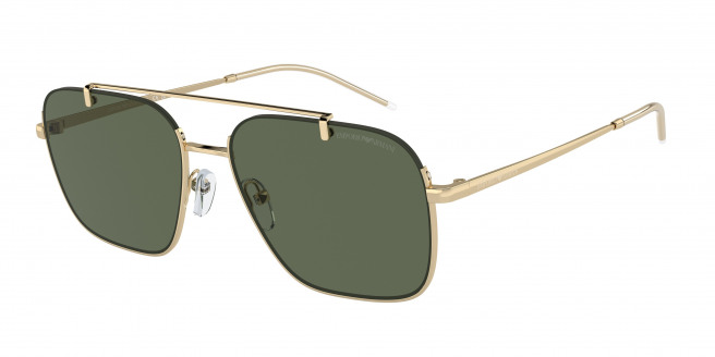 Emporio Armani  EA2150 301371 Shiny Pale Gold (Dark Green)