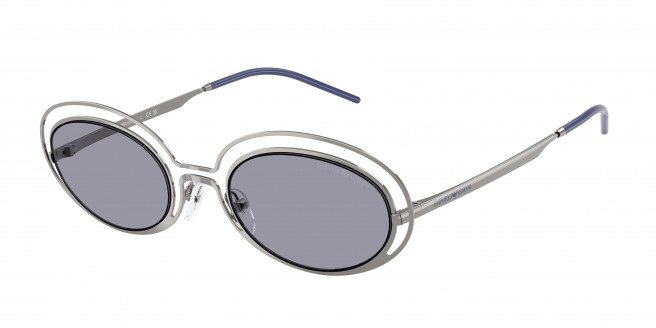 Emporio Armani  EA2160 301080 Shiny Gunmetal (Blue)