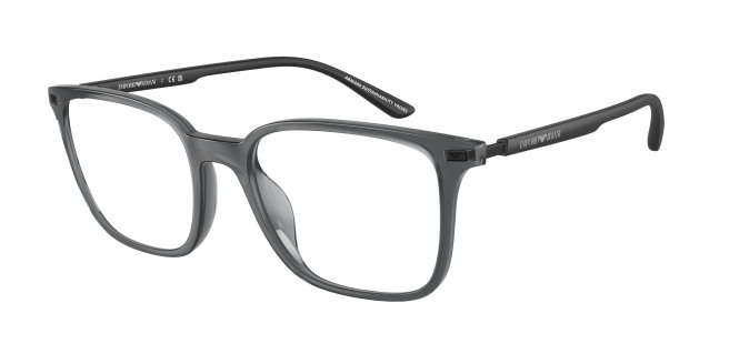 Emporio Armani  EA3242U 6106 Shiny Transparent Black