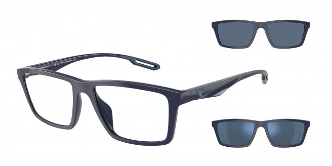 Emporio Armani  EA4189U 57591W Shiny Blue (Clear)