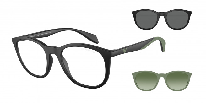 Emporio Armani  EA4211 50011W Matte Black (Clear)