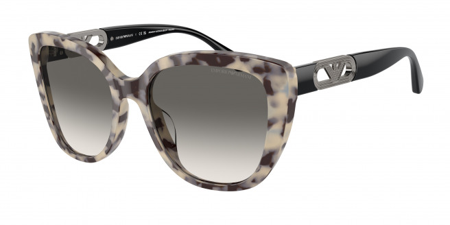 Emporio Armani  EA4214U 605811 Shiny Havana Cream (Gradient Grey)