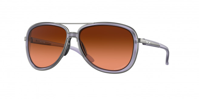 Oakley Split Time OO4129 412926 Matte Trans Lilac (Prizm Brown Gradient)