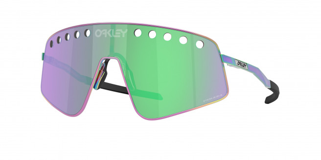 Oakley Sutro Ti Sweep OO6025 602505 Polished Oil Slick (Prizm Road Jade)