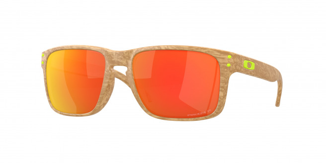 Oakley Holbrook OO9102 9102Y8 Matte Stone Desert Tan Polarized (Prizm Ruby Polarized)