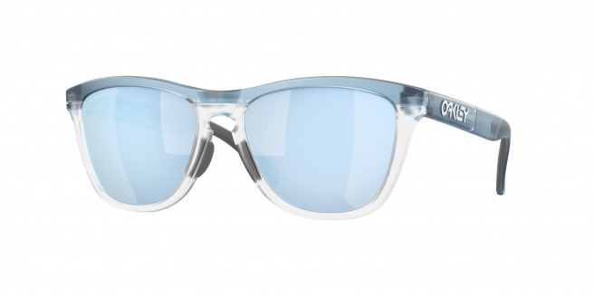Oakley Frogskins Range OO9284 928409 Transparent Stonewash Polarized (Prizm Deep Water Polarized)