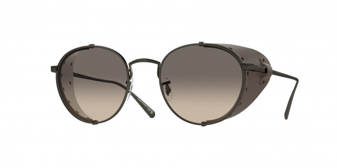 Oliver Peoples Cesarino-l OV1323SM 524432 Antique Pewter/earth Leather (Shale Gradient)
