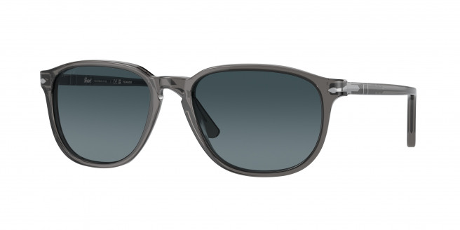 Persol  PO3019S 1196S3 Transparent Grey Polarized (Light Blue Gradient Dark Blue Polar)
