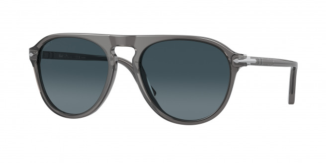 Persol  PO3302S 1196S3 Transparent Grey Polarized (Light Blue Gradient Dark Blue Polar)