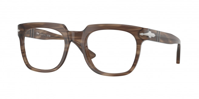 Persol  PO3325V 1208 Striped Brown