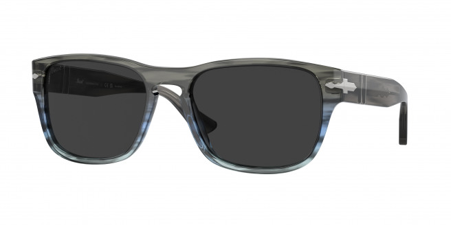Persol  PO3341S 120548 Striped Grey Gradient Blue Polarized (Polar Dark Grey)