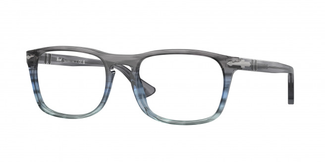 Persol  PO3344V 1205 Striped Grey Gradient Blue