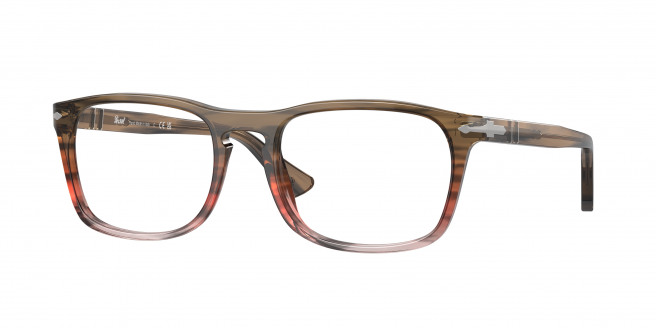 Persol  PO3344V 1206 Striped Brown Gradient Red