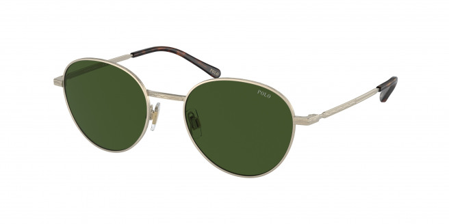 Polo Ralph Lauren  PH3144 921171 Semi Shiny Pale Gold (Dark Green)