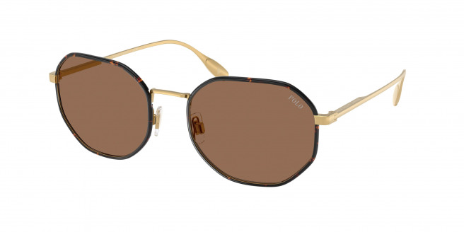 Polo Ralph Lauren  PH3157 947773 Semi-shiny Gold (Dark Brown)