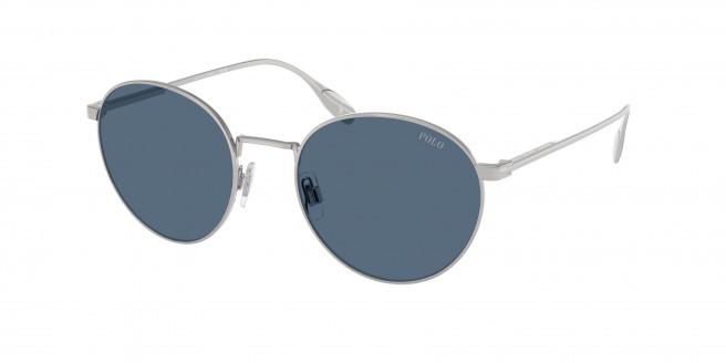 Polo Ralph Lauren  PH3158 942380 Brushed Silver (Dark Blue)