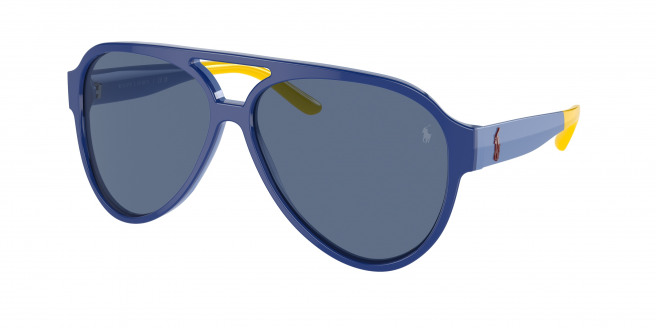 Polo Ralph Lauren  PH4130 609680 Shiny Blue/light Blue (Blue)