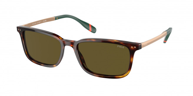 Polo Ralph Lauren  PH4212 613773 Shiny Brown Tortoise (Olive Green)