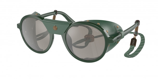Polo Ralph Lauren  PH4216QU 5596Z6 Shiny Green (Light Grey Mirror Silver)