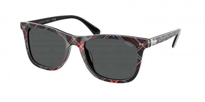 Polo Ralph Lauren  PH4220U 620287 Shiny Tartan Red (Dark Grey)