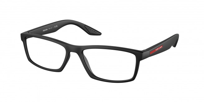 Prada Linea Rossa  PS 04PV DG01O1 Black Rubber