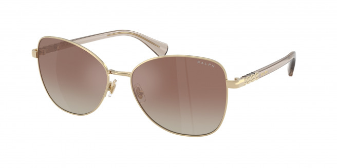Ralph By Ralph Lauren  RA4147 9116B8 Pale Gold (Brown Gradient Mirror)