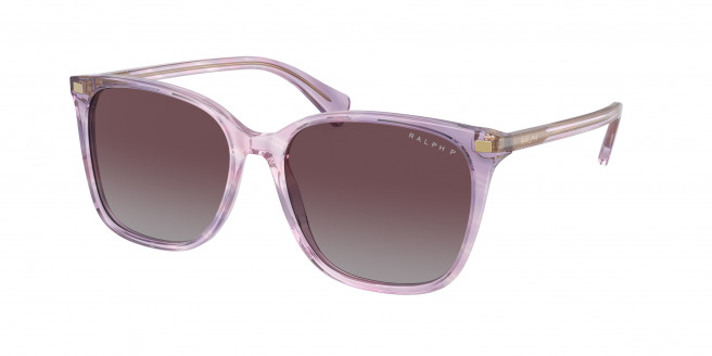 Ralph By Ralph Lauren Vvcv RA5293 603662 Striped Purple Polarized (Violet Polar)