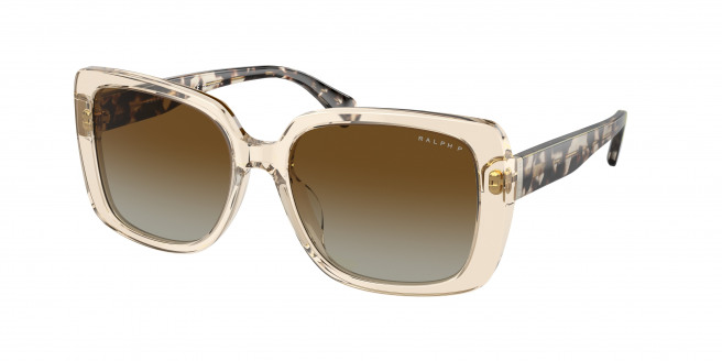 Ralph By Ralph Lauren  RA5298U 6072T5 Transparent Light Brown Polarized (Brown Gradient Polarized)