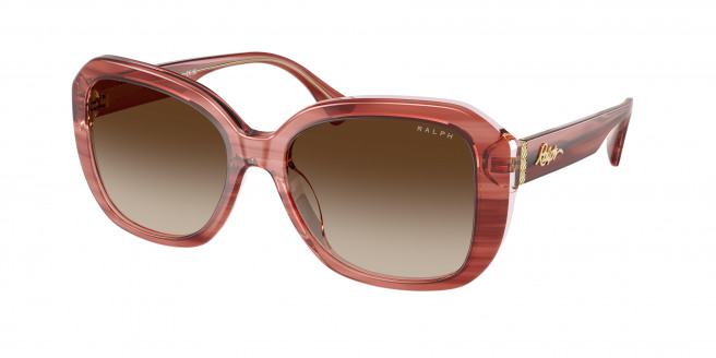 Ralph By Ralph Lauren  RA5321U 620313 Shiny Milky Red Demi Pink (Gradient Brown)