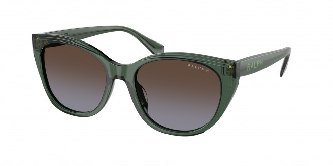 Ralph By Ralph Lauren  RA5324U 6206T5 Shiny Transparent Green Polarized (Polar Gradient Brown)