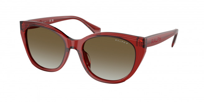 Ralph By Ralph Lauren  RA5324U 621013 Shiny Transparent Burgundy (Gradient Brown)