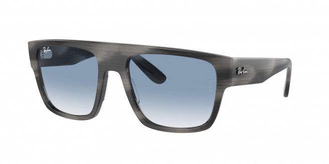 Ray-ban Drifter RB0360S 14043F Striped Grey (Clear & Blue)