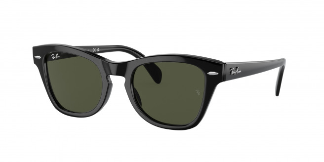 Ray-ban  RB0707S 901/31 Black On Gold (Green)