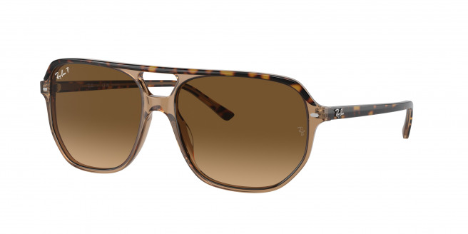 Ray-ban Bill One RB2205 1292M2 Havana On Transparent Brown Polarized (Brown)