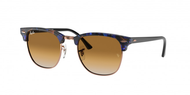 Ray-ban Clubmaster RB3016 125651 Brown & Blue (Light Brown Gradient)