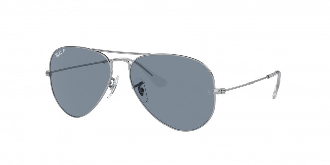 Ray-ban Aviator Large Metal RB3025 003/02 Silver Polarized (Blue)
